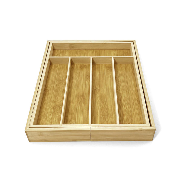 Bamboo Adjustable Drawer Organizer