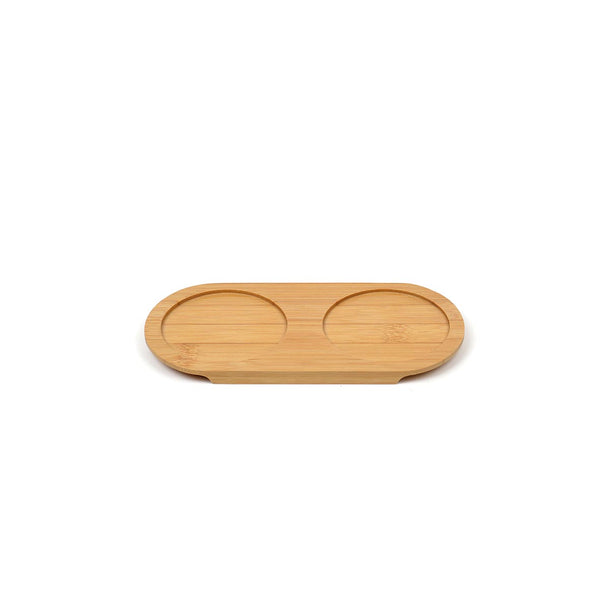 Bamboo 2 Hole Tray