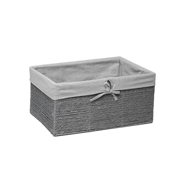 Seagrass Storage Basket - Grey